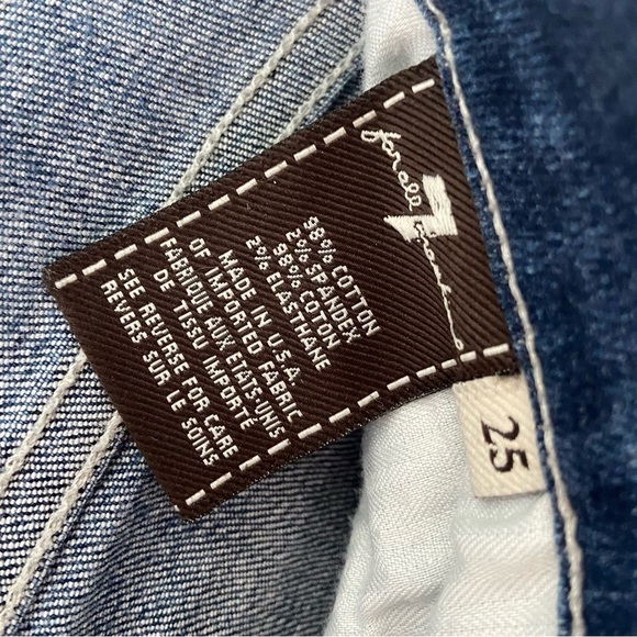 Seven For All Low Rise Lexie Skinny Jeans Size 25 - Picture 9 of 10